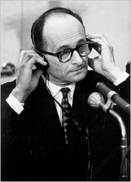 Eichmann at his trial 1